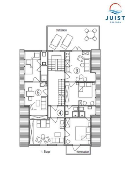 Haus Deichgraf 175 - Wohnung 5 ยูอิสท์ ภายนอก รูปภาพ